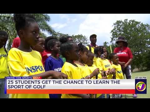 25 Students get the Chance to Learn the Sport of Golf | TVJ Sports
