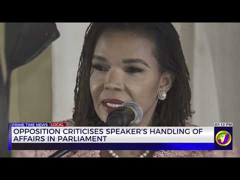 Opposition Criticises Speaker’s Handlin of Affairs in Parliament | TVJ News