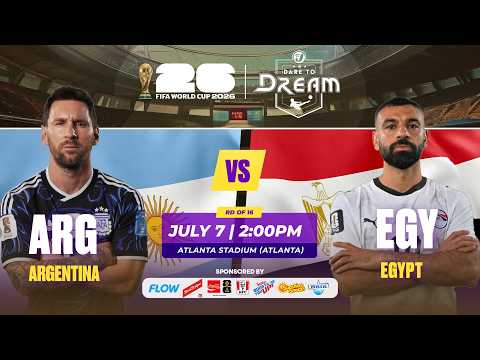 FIRST 10 MINUTES: ARGENTINA VS. EGYPT | FIFA WORLD CUP 2026 | WATCH ON TVJ | STREAM ON 1SPOTMEDIA