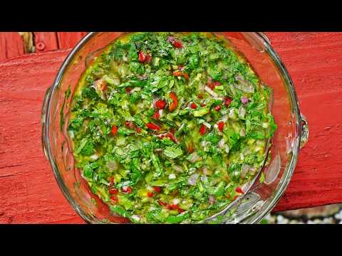 Quick and Easy Cilantro Chimichurri