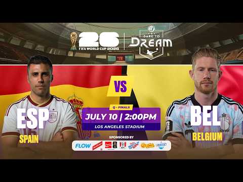 FIRST 10 MINUTES: SPAIN vs. BELGIUM | FIFA WORLD CUP 2026 | WATCH ON TVJ | STREAM ON 1SPOTMEDIA