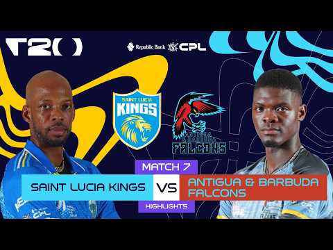 Highlights | Saint Lucia Kings vs Antigua & Barbuda Falcons | CPL 2026