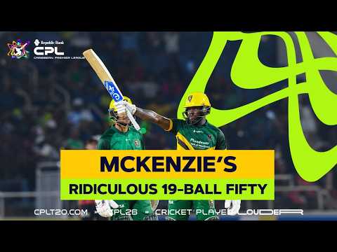 19-Ball Fifty from Kirk McKenzie! | CPL 2026