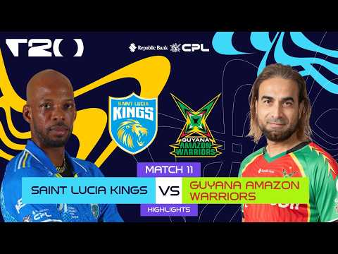 Highlights | Saint Lucia Kings vs Guyana Amazon Warriors | CPL 2026