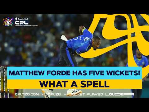 Matthew Forde Has A Day To Remember! | CPL 2026