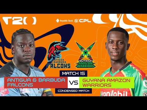Condensed Match | Antigua & Barbuda Falcons vs Guyana Amazon Warriors | CPL 2026