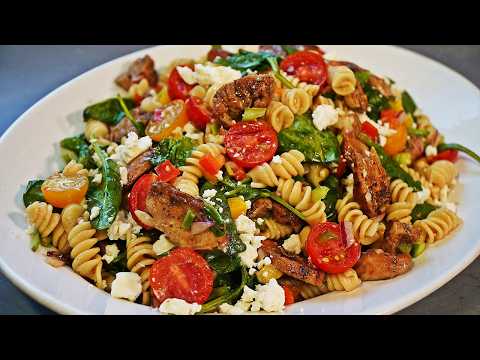 Quick and Easy Jerk Chicken Pasta Salad