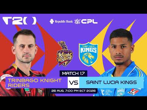 LIVE | Trinbago Knight Riders vs Saint Lucia Kings | CPL 2026