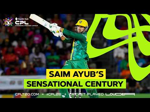 Saim Ayub SMASHES 102 For Jamaica Kingsmen! | CPL 2026