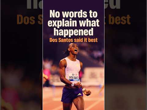 Dos Santos Left Speechless After 45.80 Destroys Warholm’s 400m Hurdles World Record in Zurich