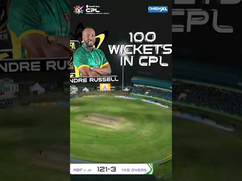 Milestone Unlocked! 🔓 Andre Russell captures his 100th CPL wicket!