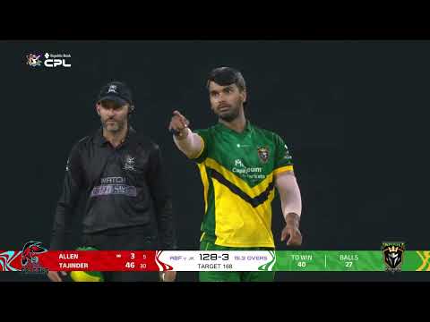 Hassan knocks Allen over!