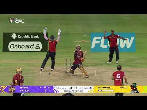Munro is CLEAN BOWLED!