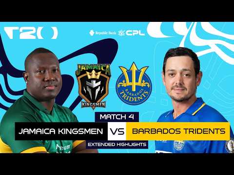 Extended Highlights | Jamaica Kingsmen vs Barbados Tridents | CPL 2026