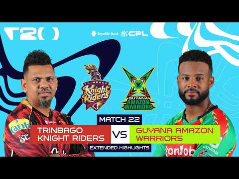 Extended Highlights | Trinbago Knight Riders vs Guyana Amazon Warriors | CPL 2026