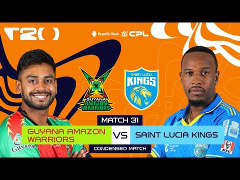 Condensed Match | Guyana Amazon Warriors vs Saint Lucia Kings | CPL 2026