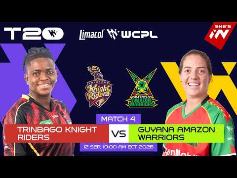 LIVE | Trinbago Knight Riders Women vs Guyana Amazon Warriors Women | WCPL 2026