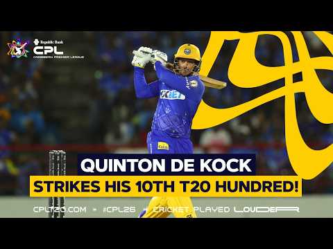Quinton De Kock Loves Hitting Hundreds! | CPL 2026