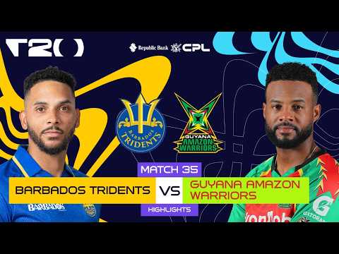 Highlights | Barbados Tridents vs Guyana Amazon Warriors | CPL 2026