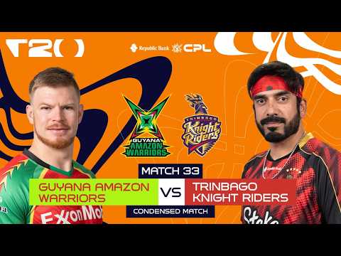 Condensed Match | Guyana Amazon Warriors vs Trinbago Knight Riders | CPL 2026