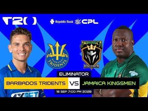LIVE | ELIMINATOR | Barbados Tridents vs Jamaica Kingsmen | CPL 2026
