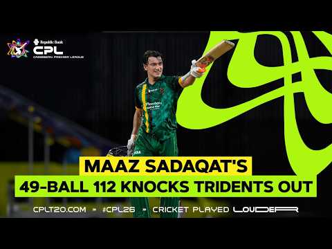 Maaz Sadaqat CENTURY Wins The Eliminator For Jamaica Kingsmen! | CPL 2026