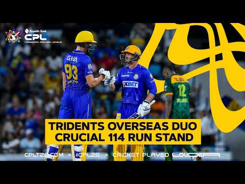 Quinton de Kock and Chris Green Help The Tridents To 144 In The Eliminator | CPL 2026