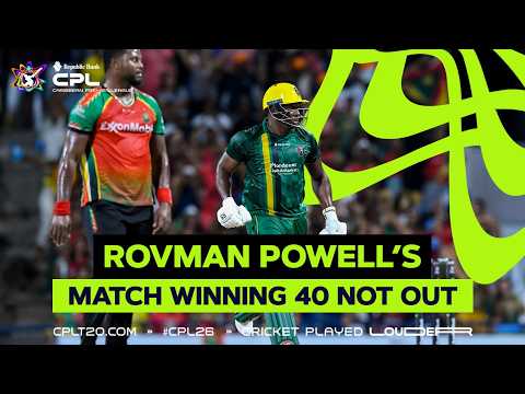 Take A Bow Rovman Powell, What An Innings That Is! | CPL 2026