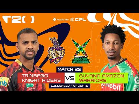 Condensed Match | Trinbago Knight Riders vs Guyana Amazon Warriors | CPL 2026