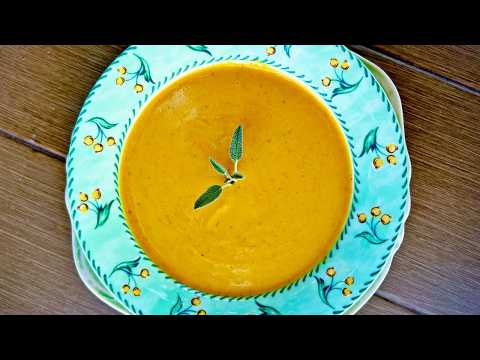 Easy Comforting Roasted Butternut Squash and Carrot Soup