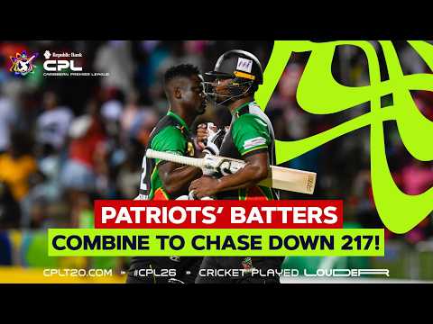 St Kitts & Nevis Patriots’ Batters All Exploded Against The Tridents! | CPL 2026