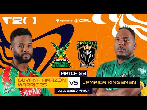 Condensed Match | Guyana Amazon Warriors vs Jamaica Kingsmen | CPL 2026