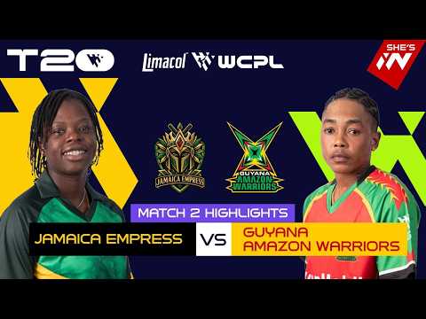 Highlights | Guyana Amazon Warriors Womens vs Jamaica Empress | WCPL 2026