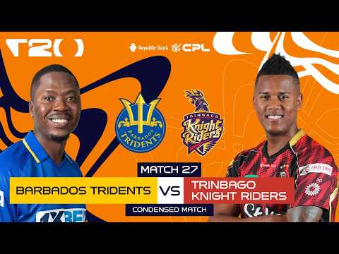 Condensed Match | Barbados Tridents vs Trinbago Knight Riders | CPL 2026