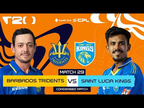 Condensed Match | Barbados Tridents vs Saint Lucia Kings | CPL 2026