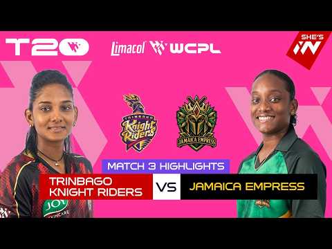 Highlights | Trinbago Knight Riders Women vs Jamaica Empress Women | WCPL26