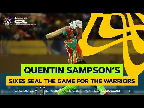 Now THAT Is How You Finish A Game, Take a Bow Quentin Sampson | CPL 2026
