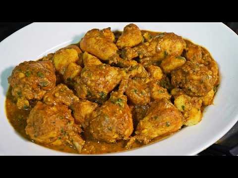 Easy & Foolproof Curry Chicken with Eddoes (Caribbean Comfort Food)