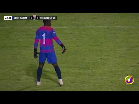 Dwight Merrick Fires Montego Bay United Ahead Against Mount Pleasant | JPL