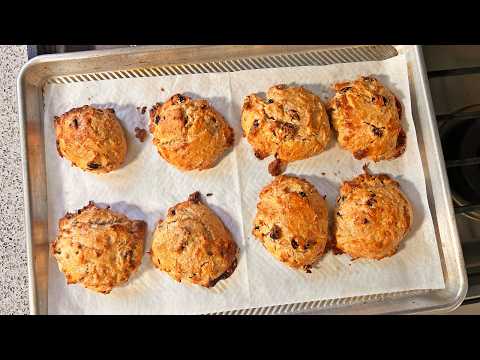 White Chocolate Cranberry Coconut Drops | Caribbean “Scone”