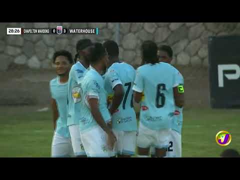 Waterhouse Three Goals Before 30 Minutes vs Chapleton Maroons | Jamaica Premiere League